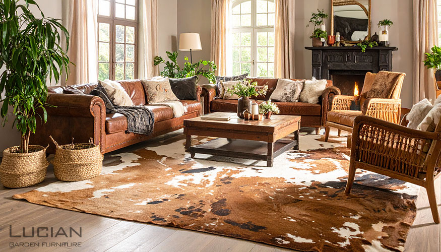 アートピースとしてのカウハイドラグ