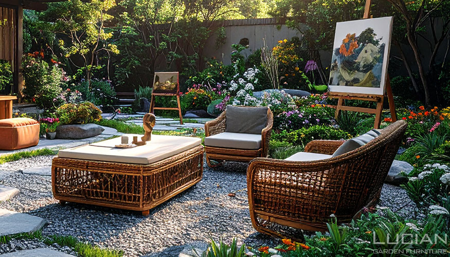 ガーデンファニチャーの選び方と展示レイアウトのヒント